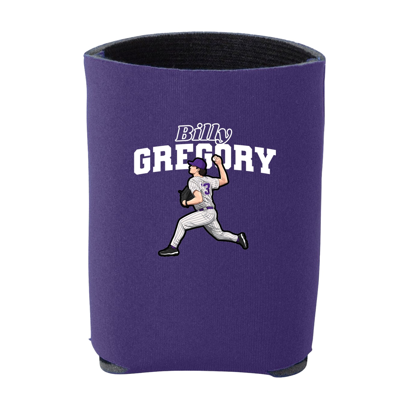 Can Holder — Name Arch in Purple