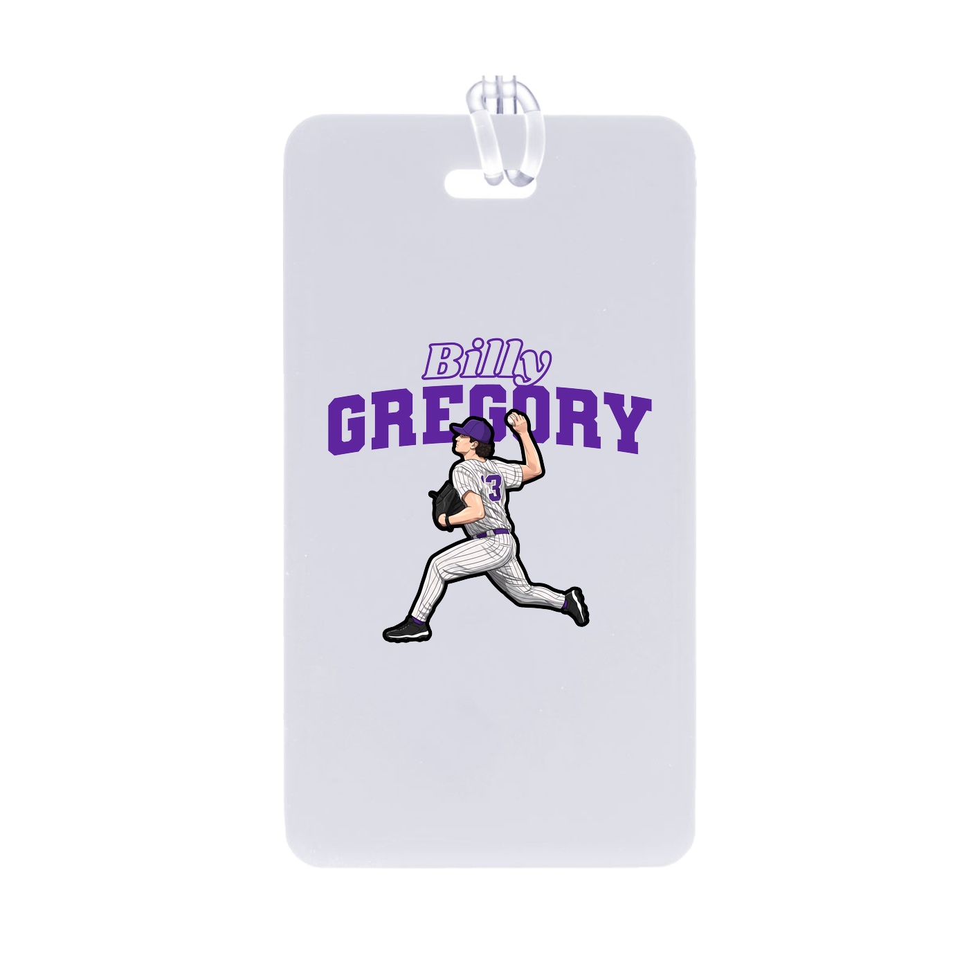 Bag Tag — Name Arch in Classic