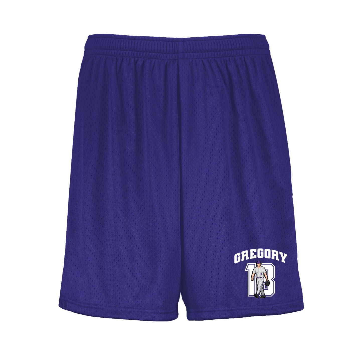 Shorts — Number in Purple