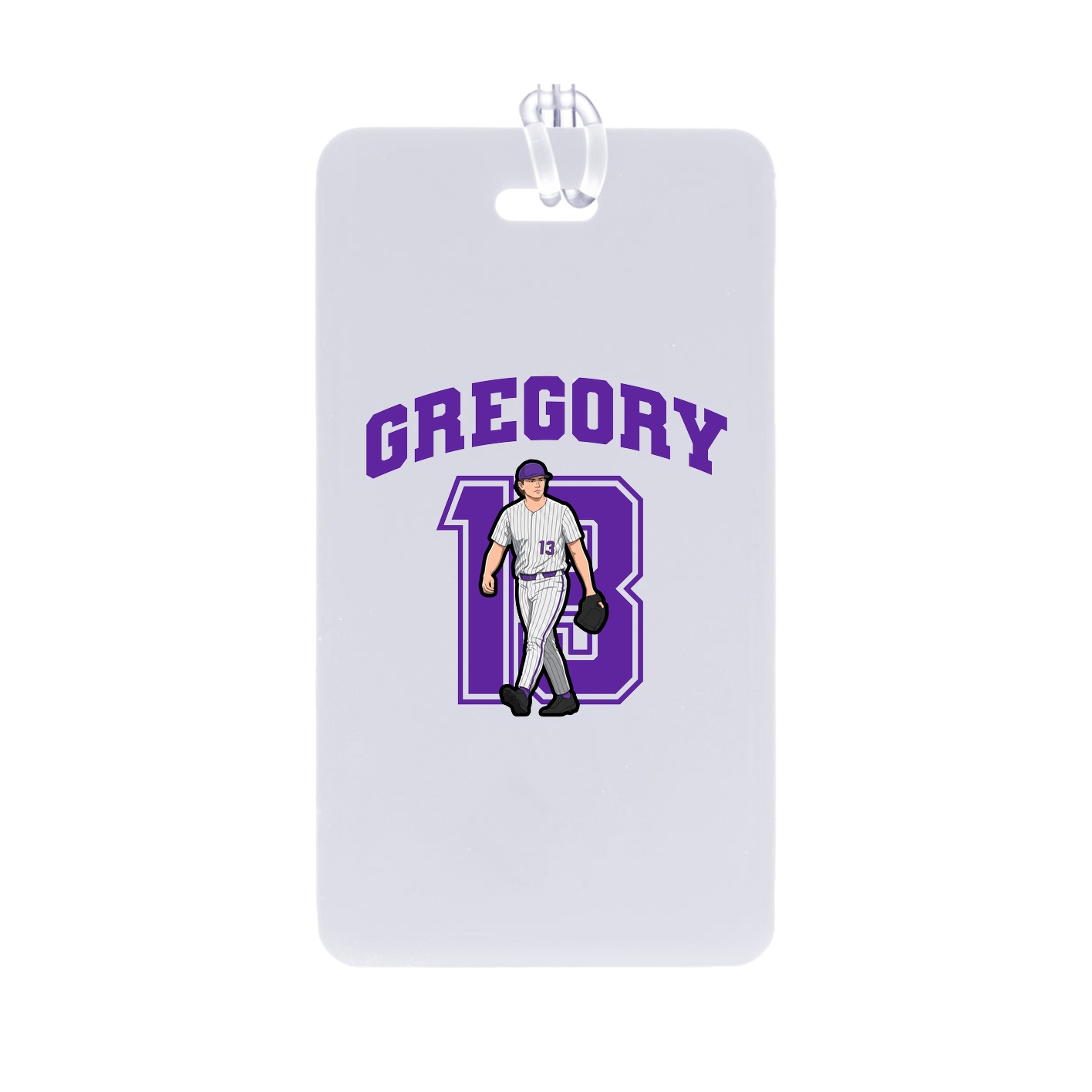 Bag Tag — Number in Classic