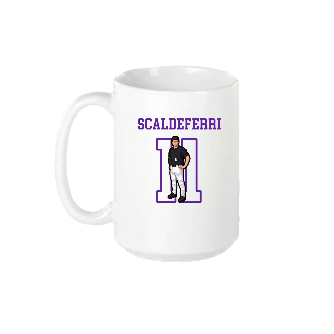 15oz Coffee Mug — Shirsey in White