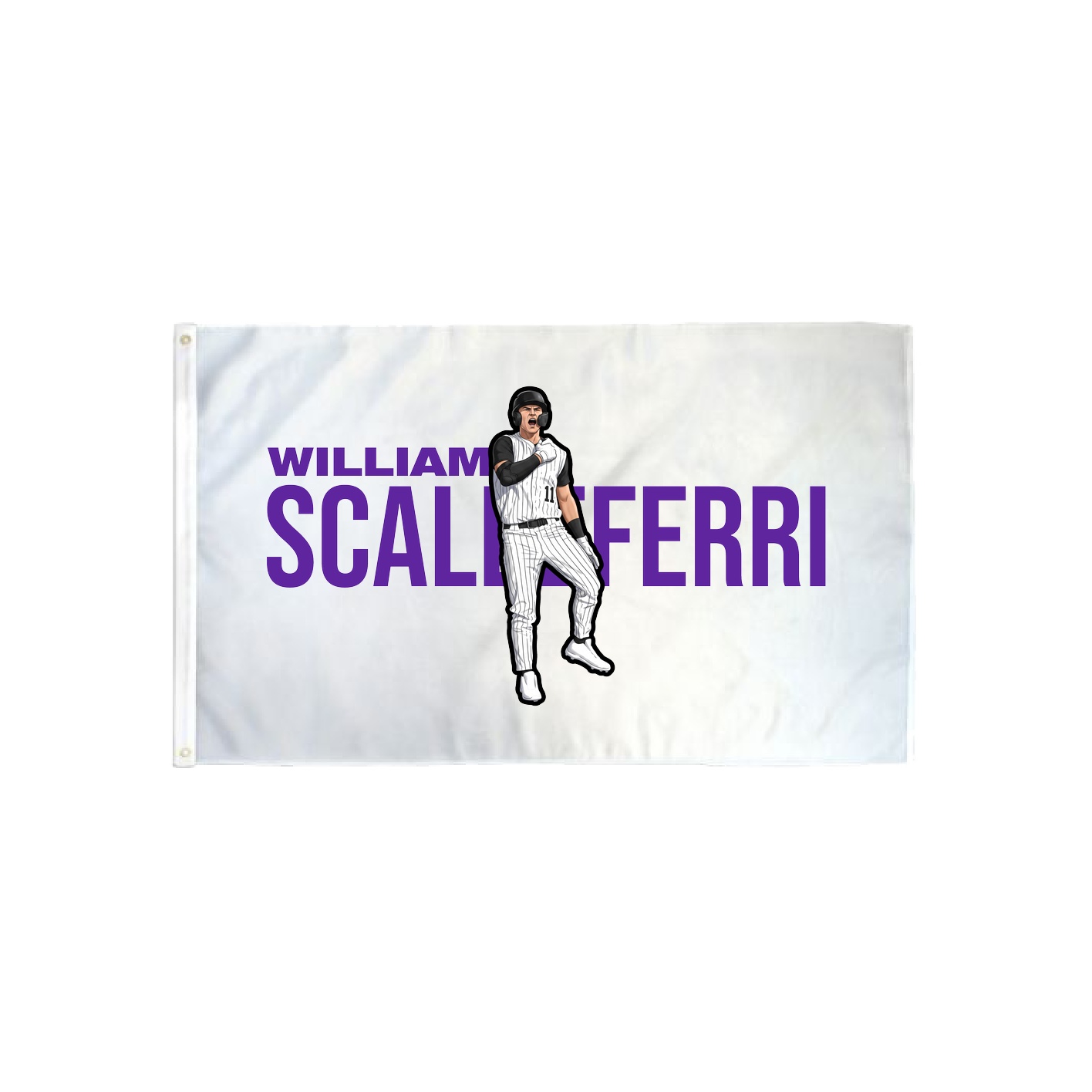 3x5 Flag — Player Name in Classic