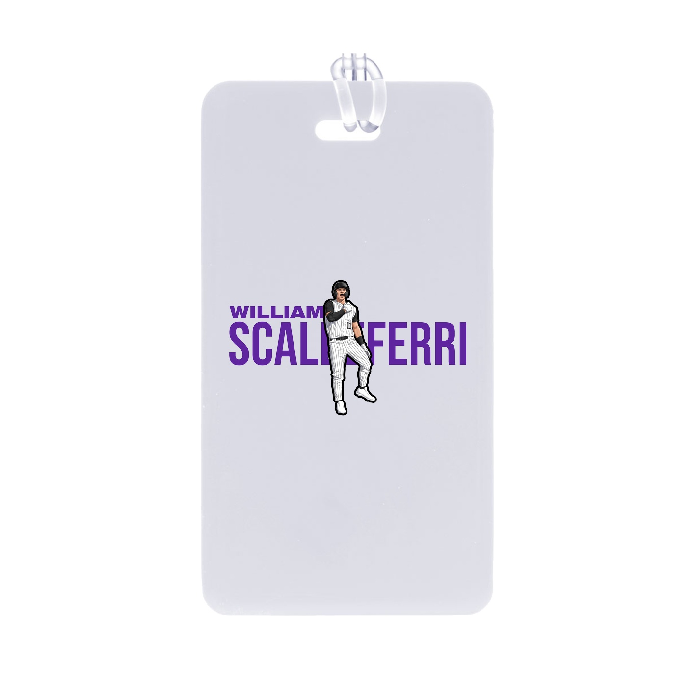 Bag Tag — Player Name in Classic