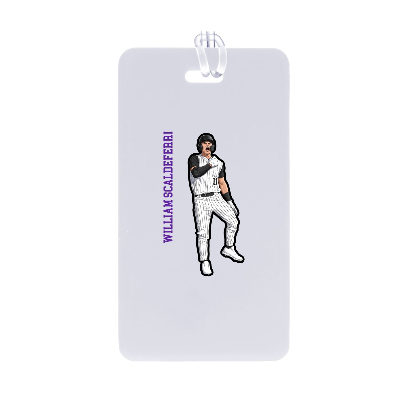 Bag Tag — Name Vertical in Classic