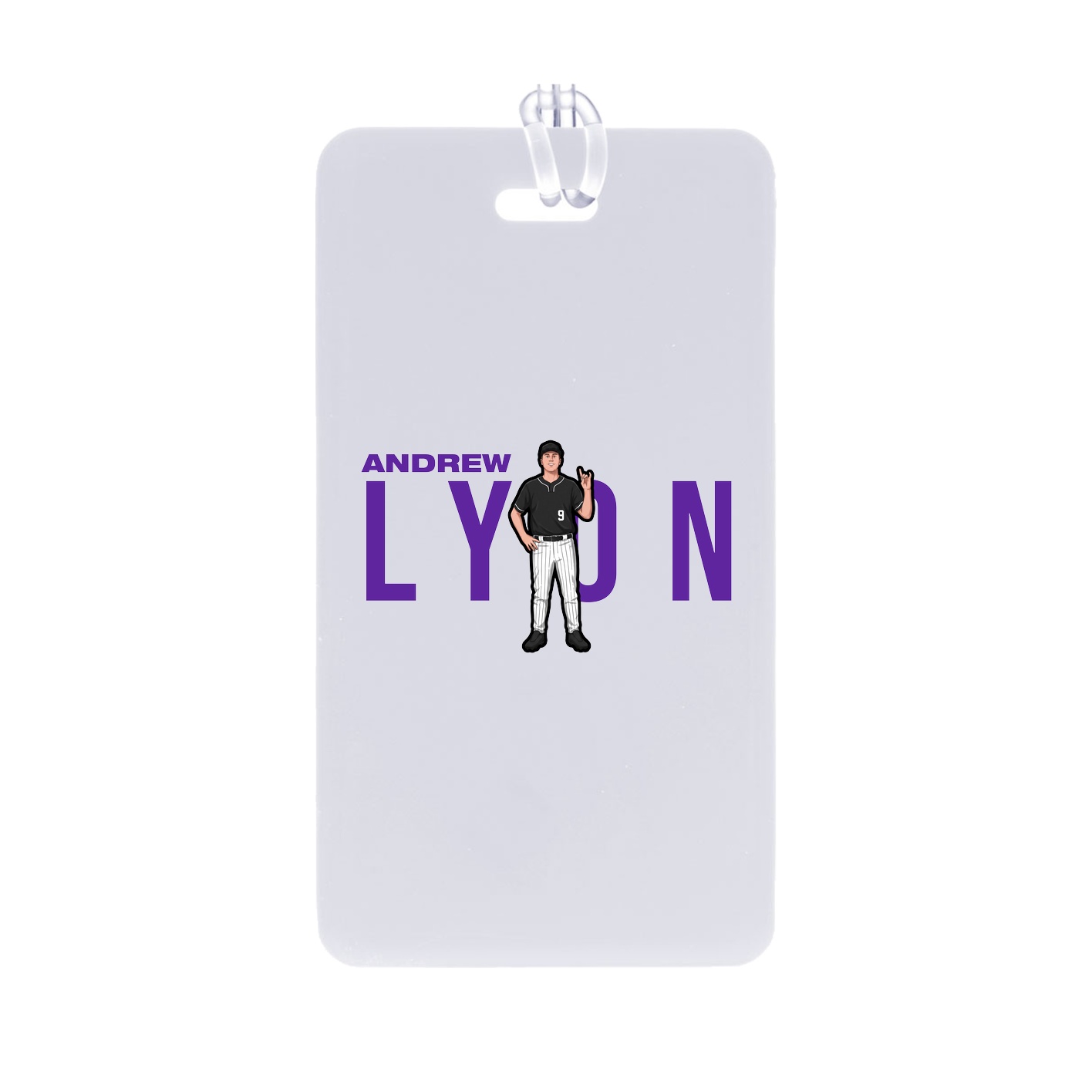 Bag Tag — Player Name in Classic