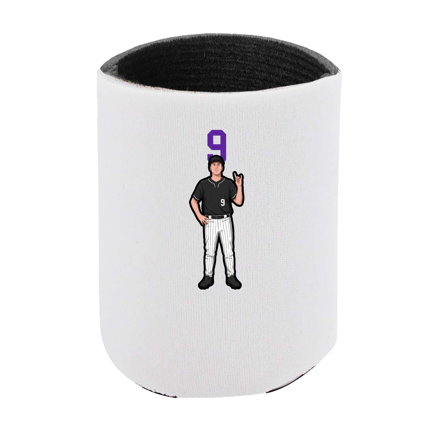 Can Holder — Number Top in White