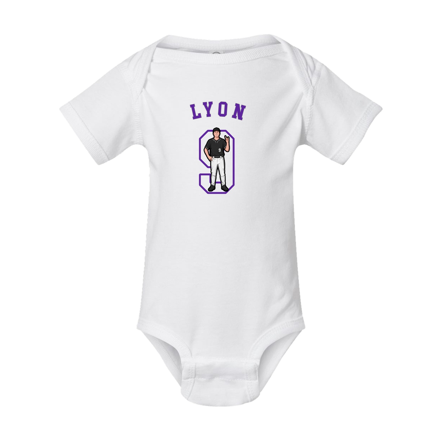 Baby Onesie — Shirsey Arch in White