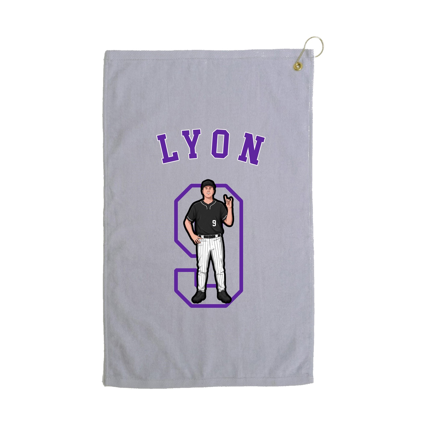 Golf Towel — Shirsey Arch in Grey