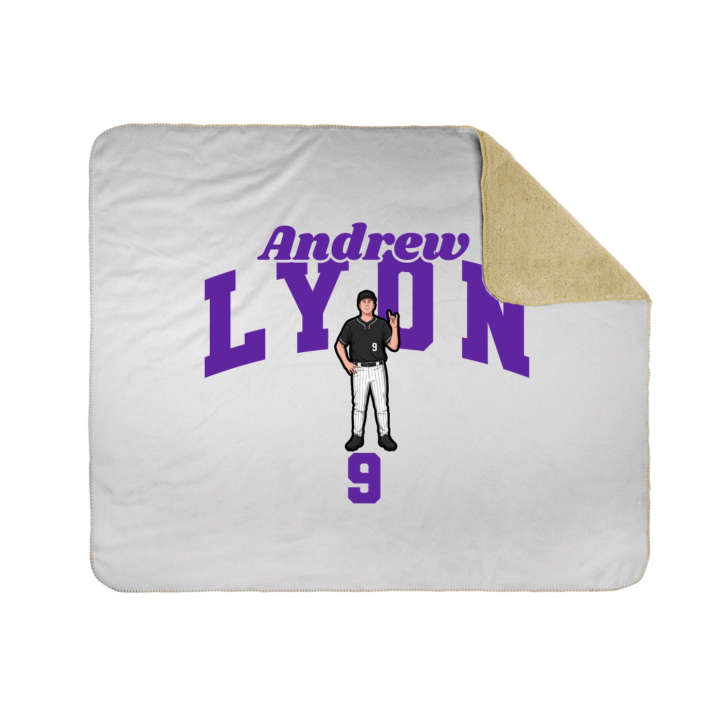 Throw Blanket — Signature Arch in White