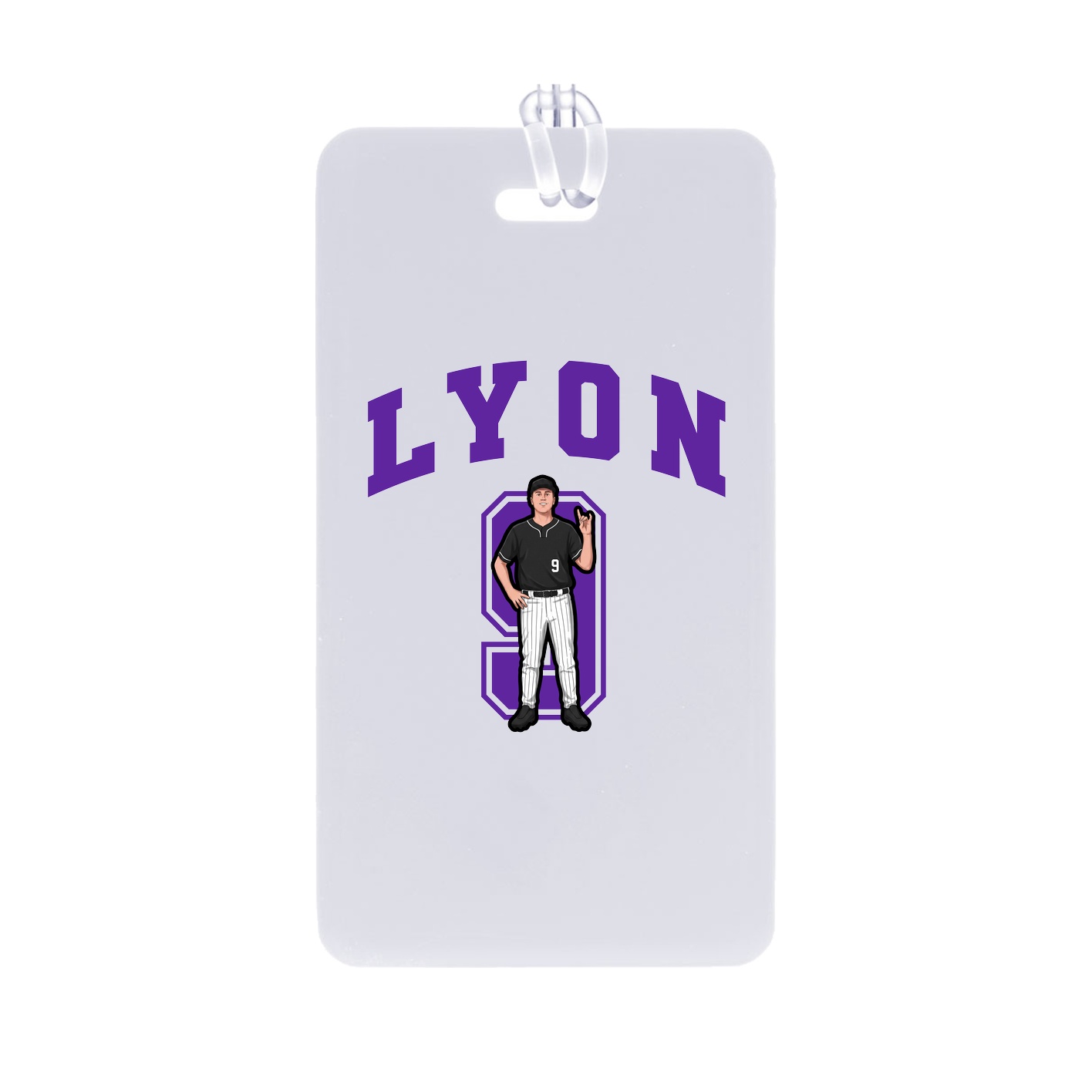 Bag Tag — Number in Classic