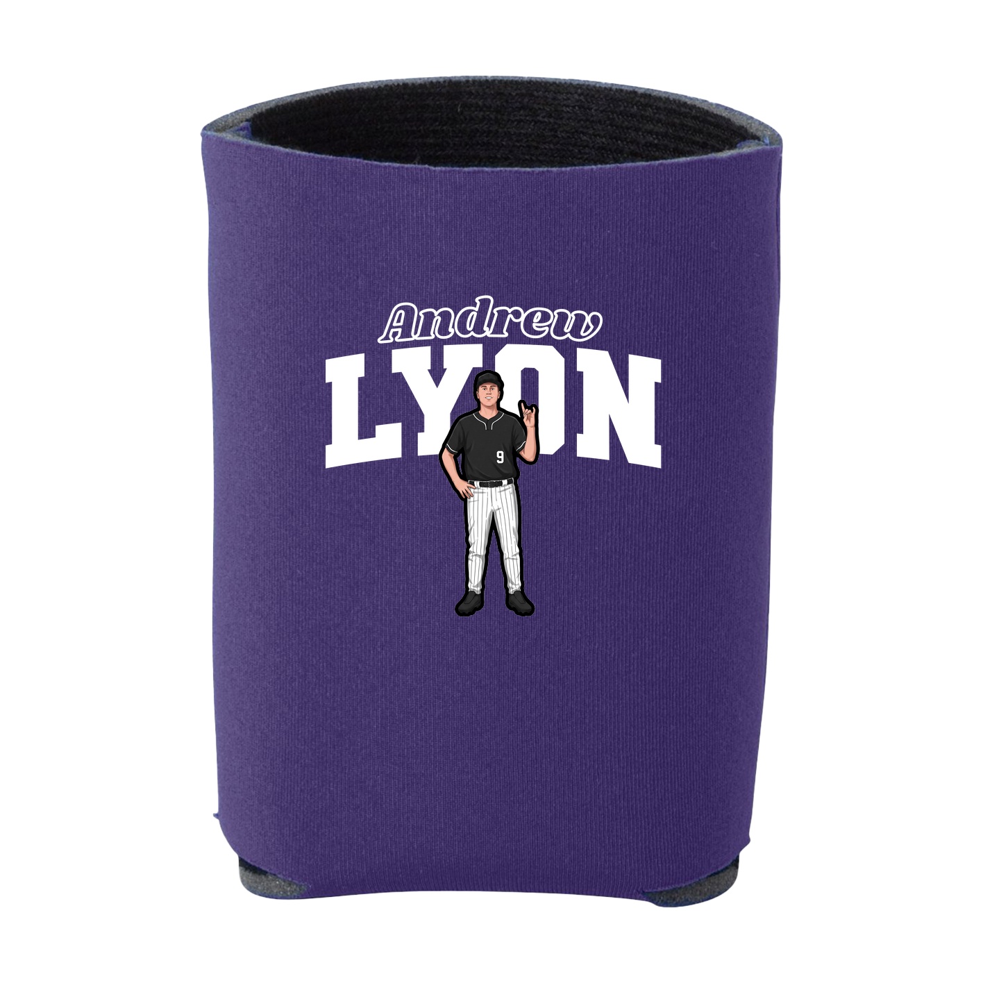 Can Holder — Name Arch in Purple