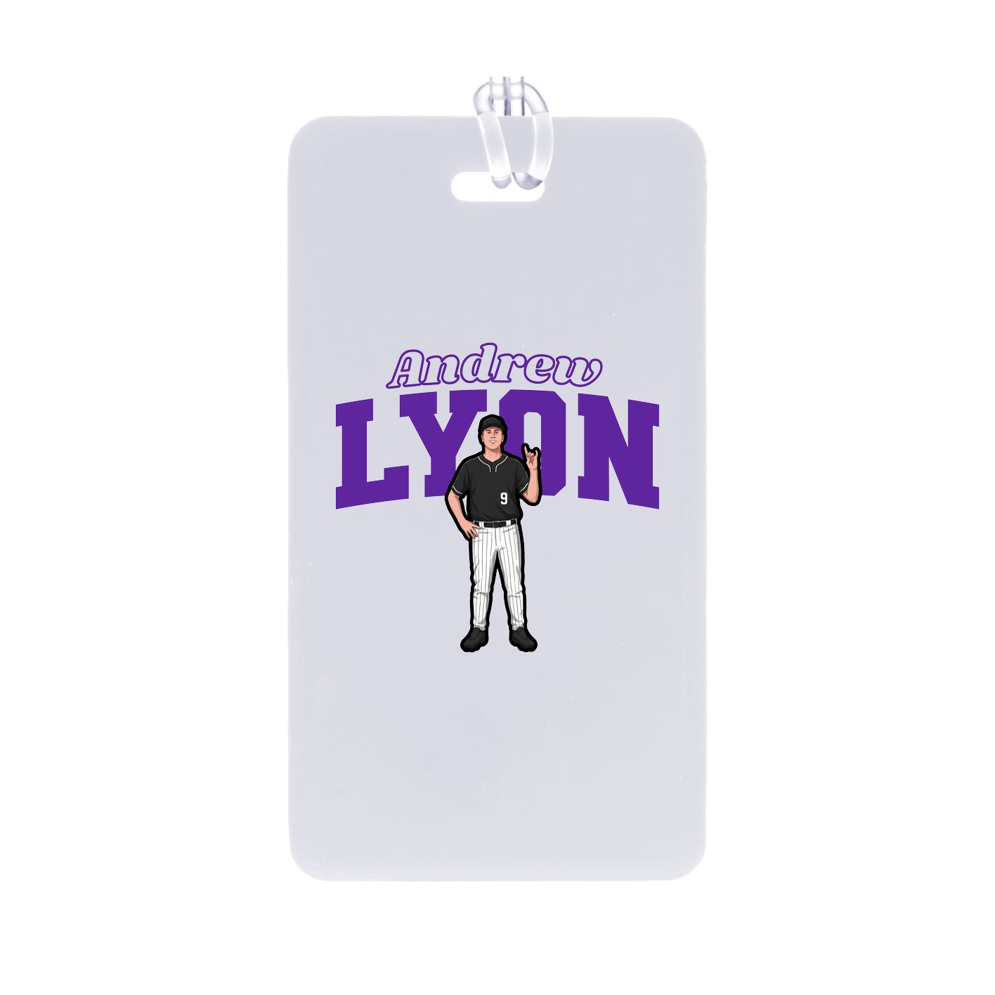 Bag Tag — Name Arch in Classic