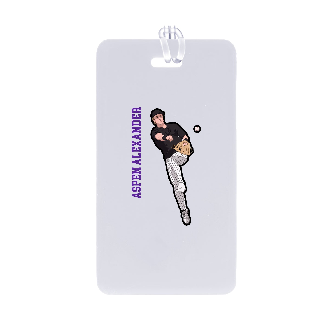 Bag Tag — Name Vertical in Classic