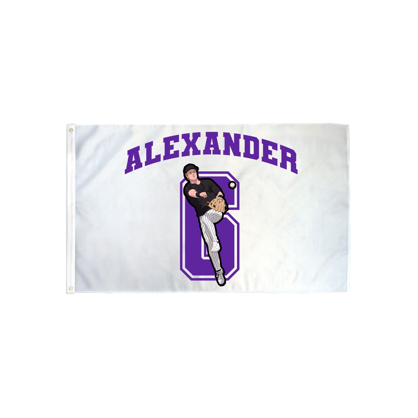 3x5 Flag — Number in Classic