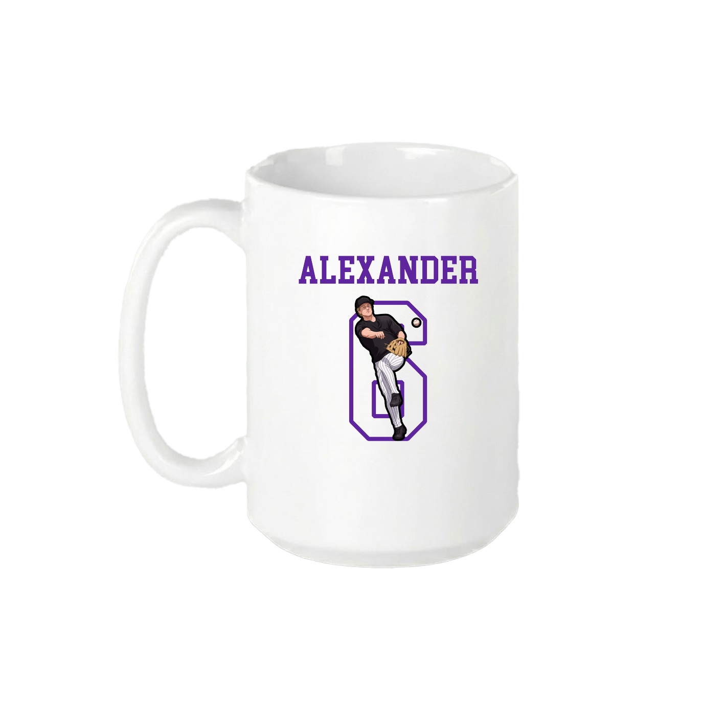 15oz Coffee Mug — Shirsey in White