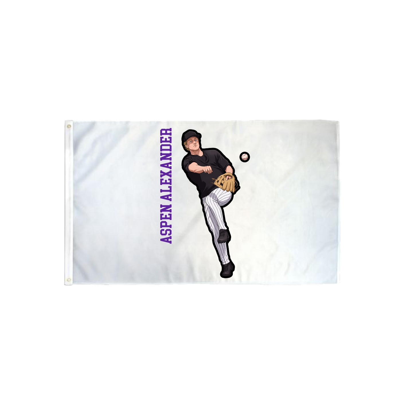 3x5 Flag — Name Vertical in Classic