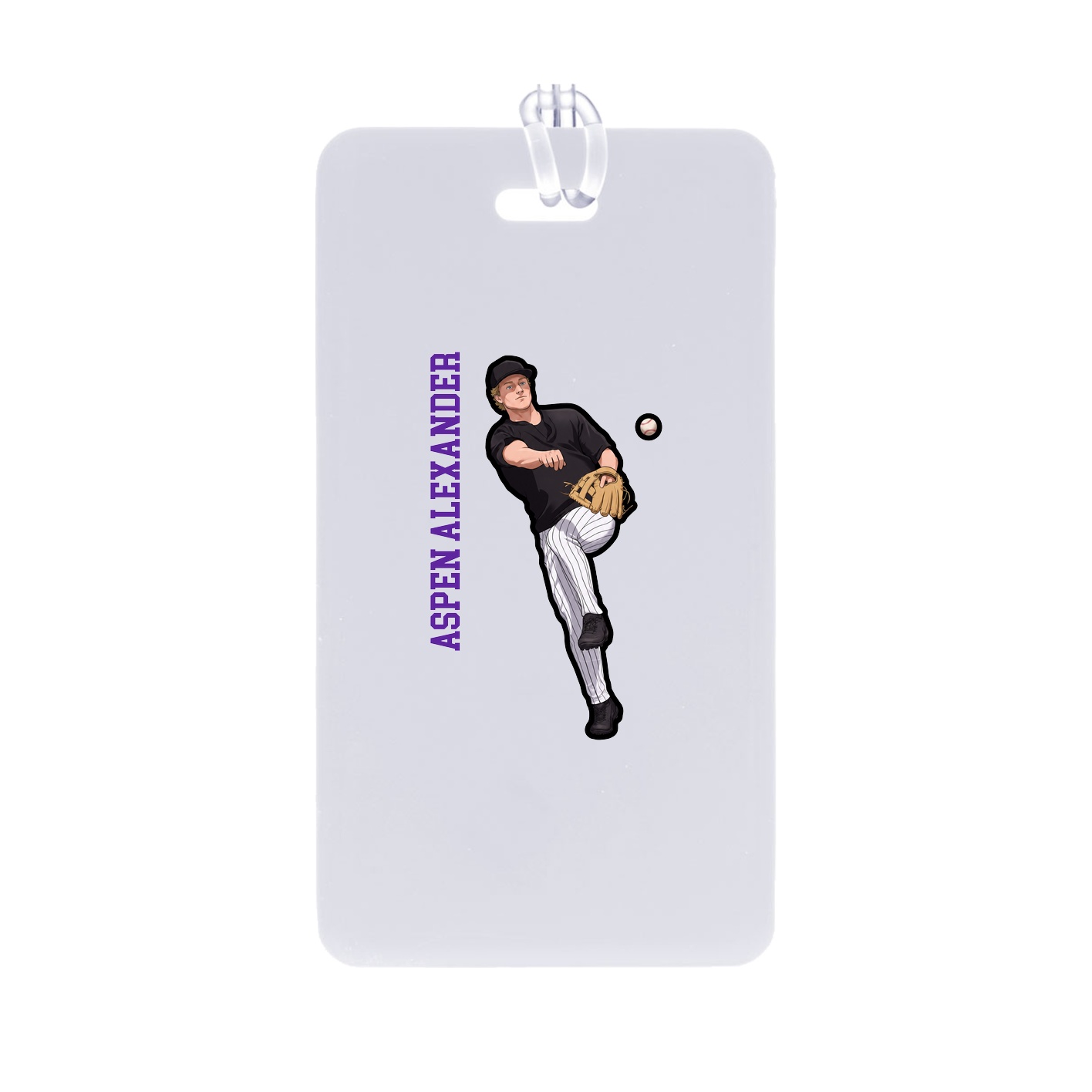 Bag Tag — Name Vertical in Classic