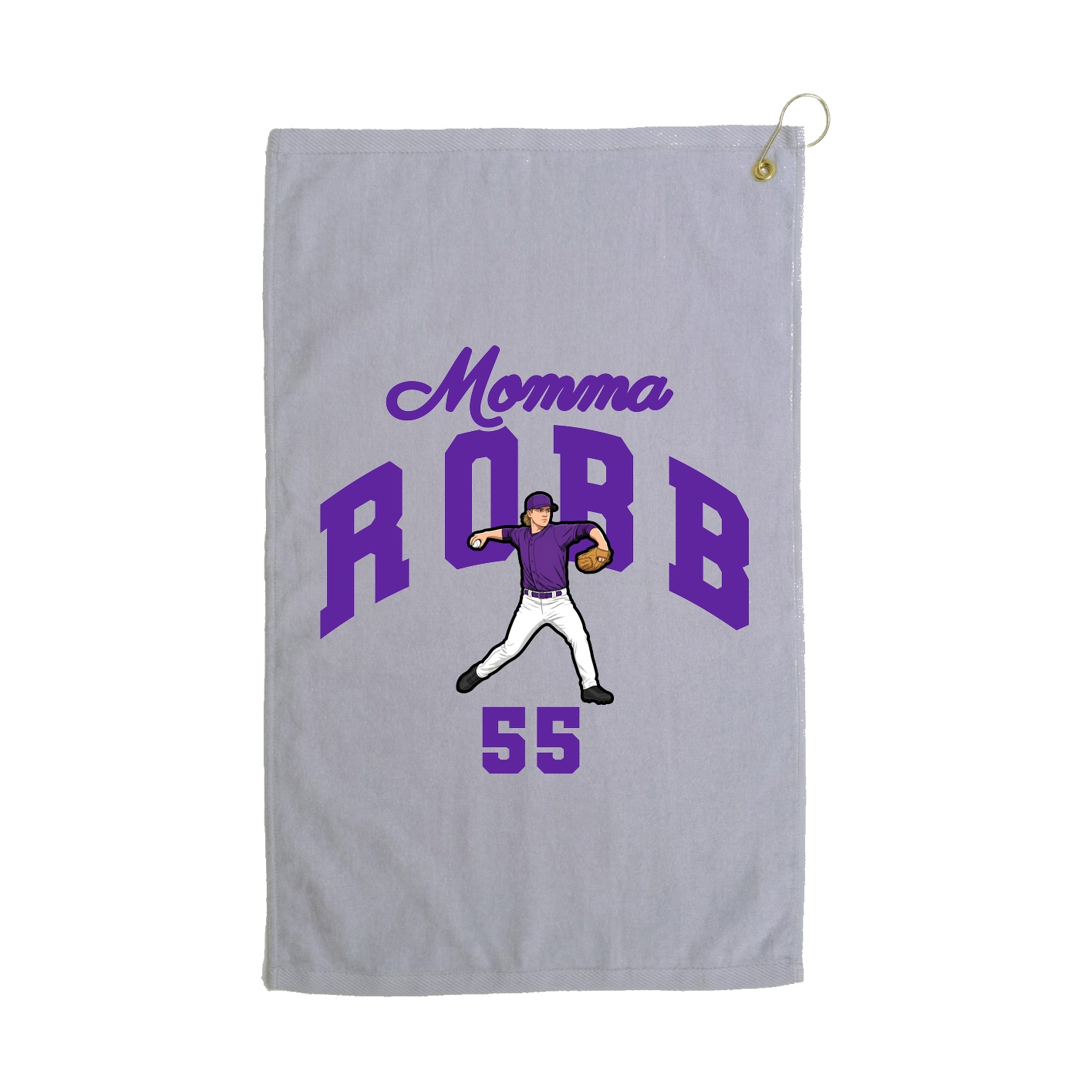 Golf Towel — Mothers Day Arch in Grey