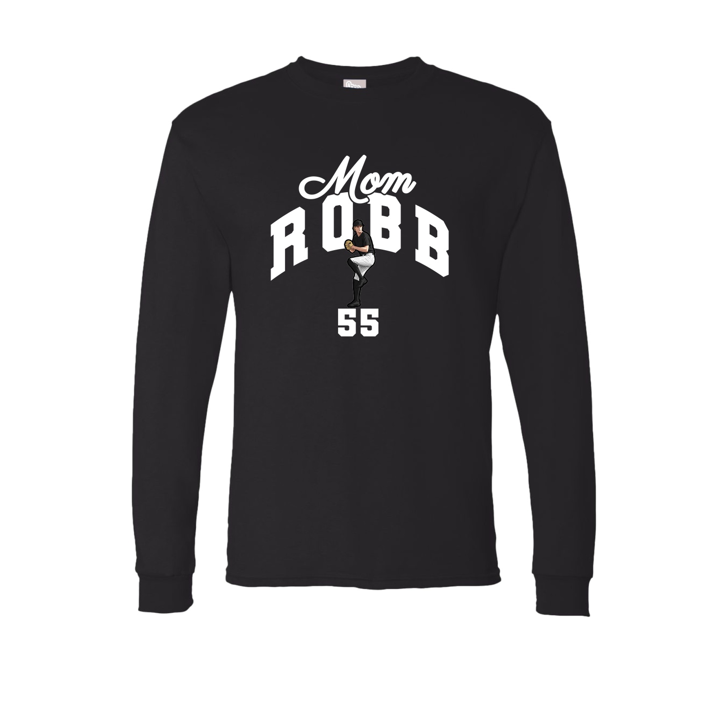 Long Sleeve Tee — Mothers Day Arch in Black