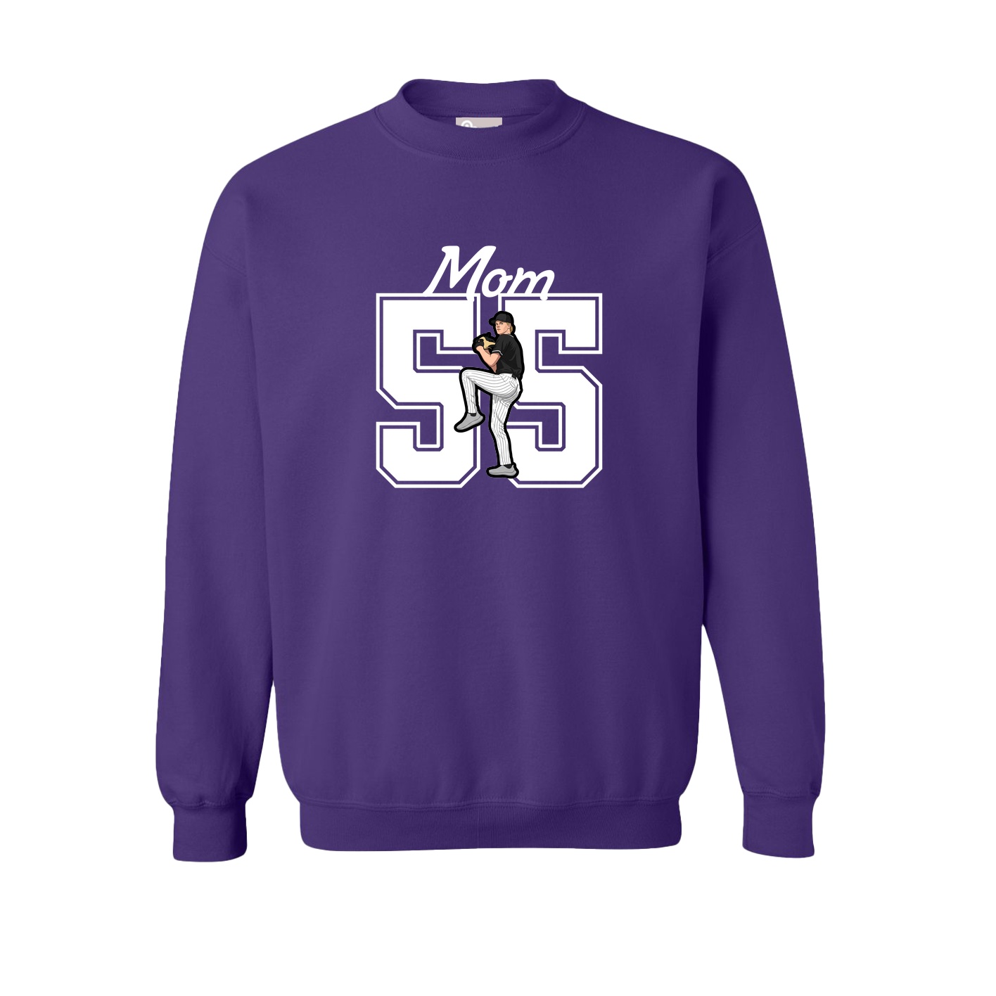 Fleece Crew — Mothers Day Shirsey in Purple