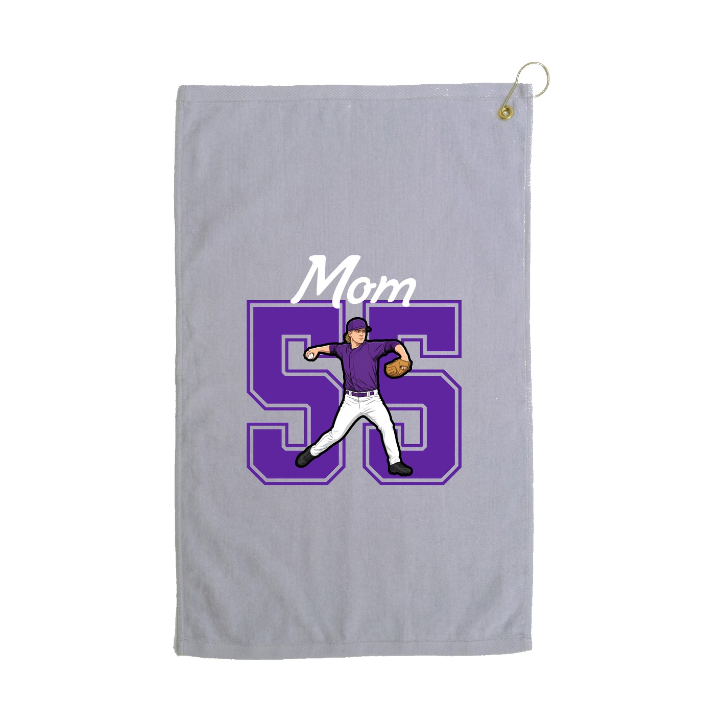 Golf Towel — Mothers Day Shirsey in Grey