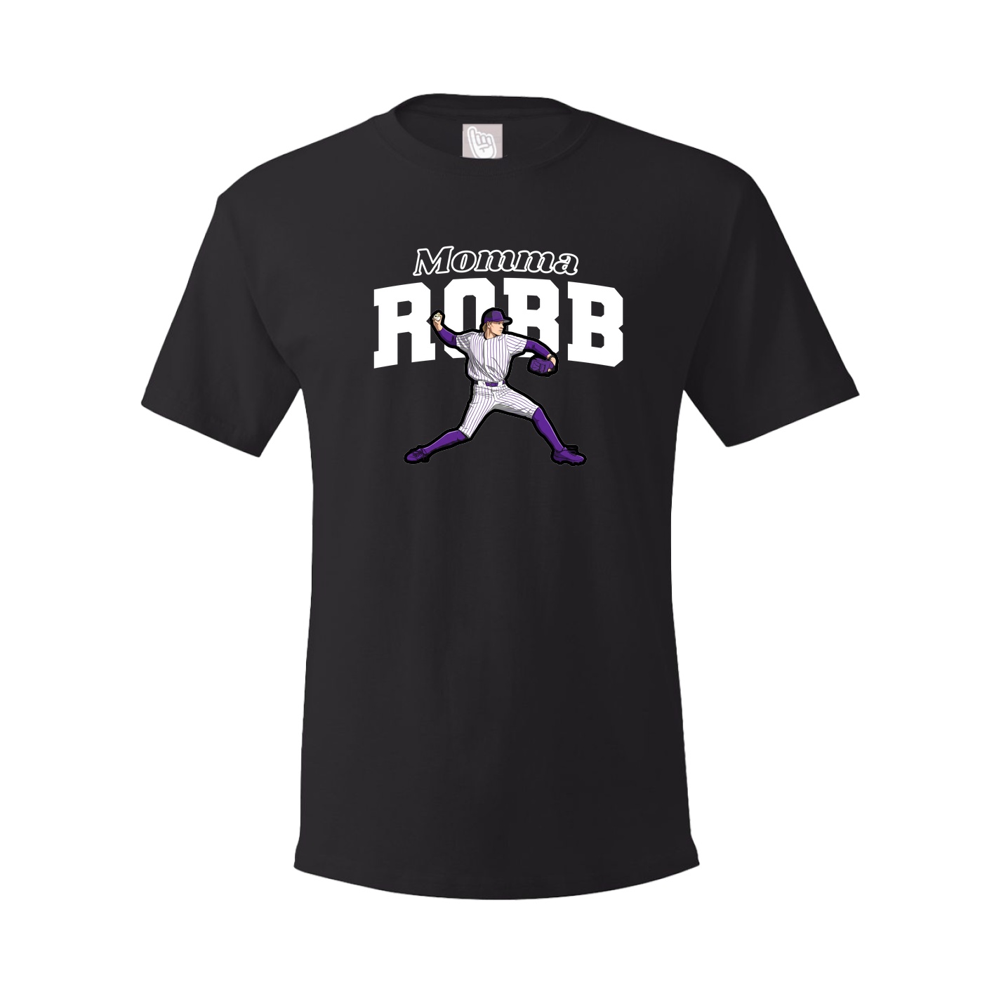 Youth Tee — Mothers Day Block in Black