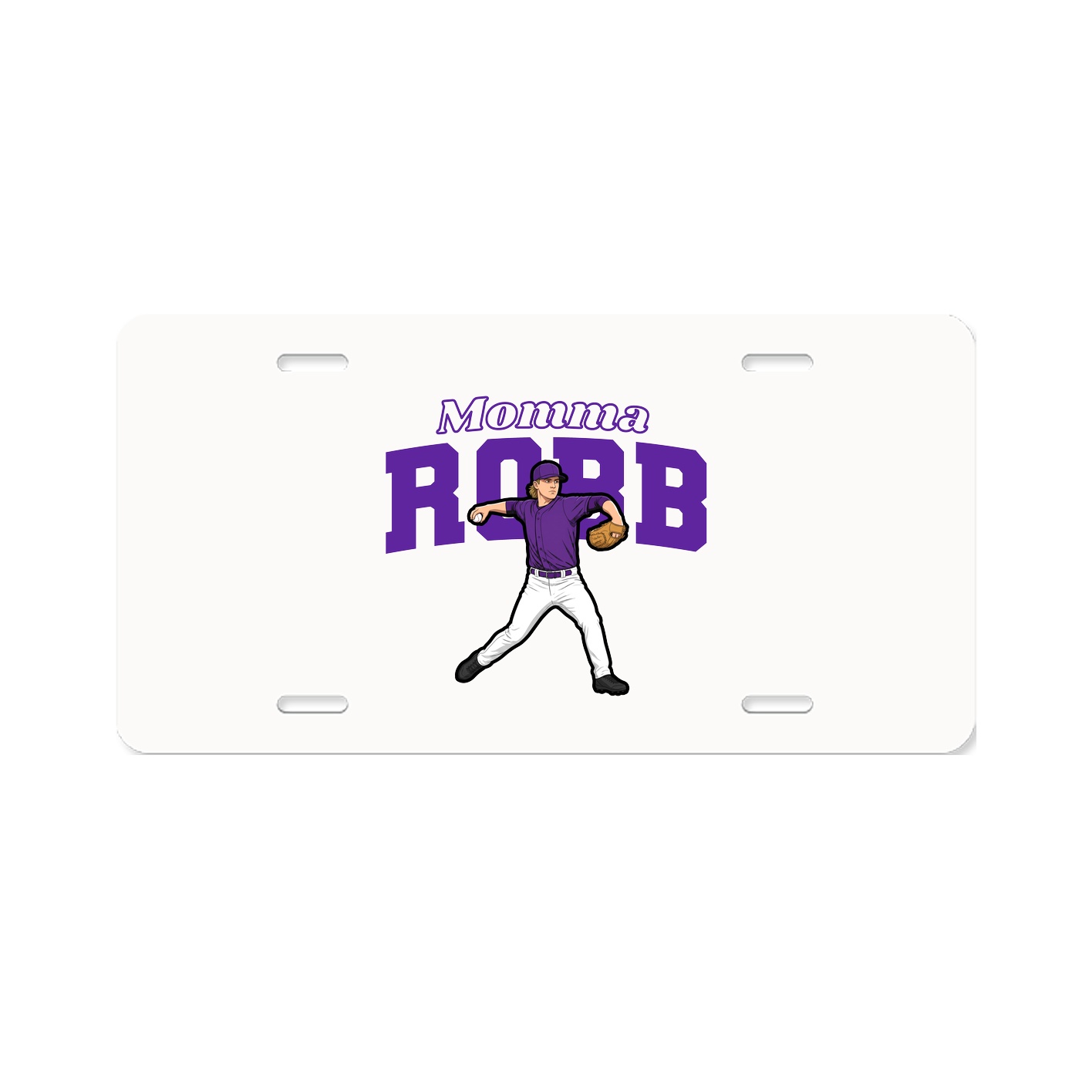 License Plate — Mothers Day Block in Classic