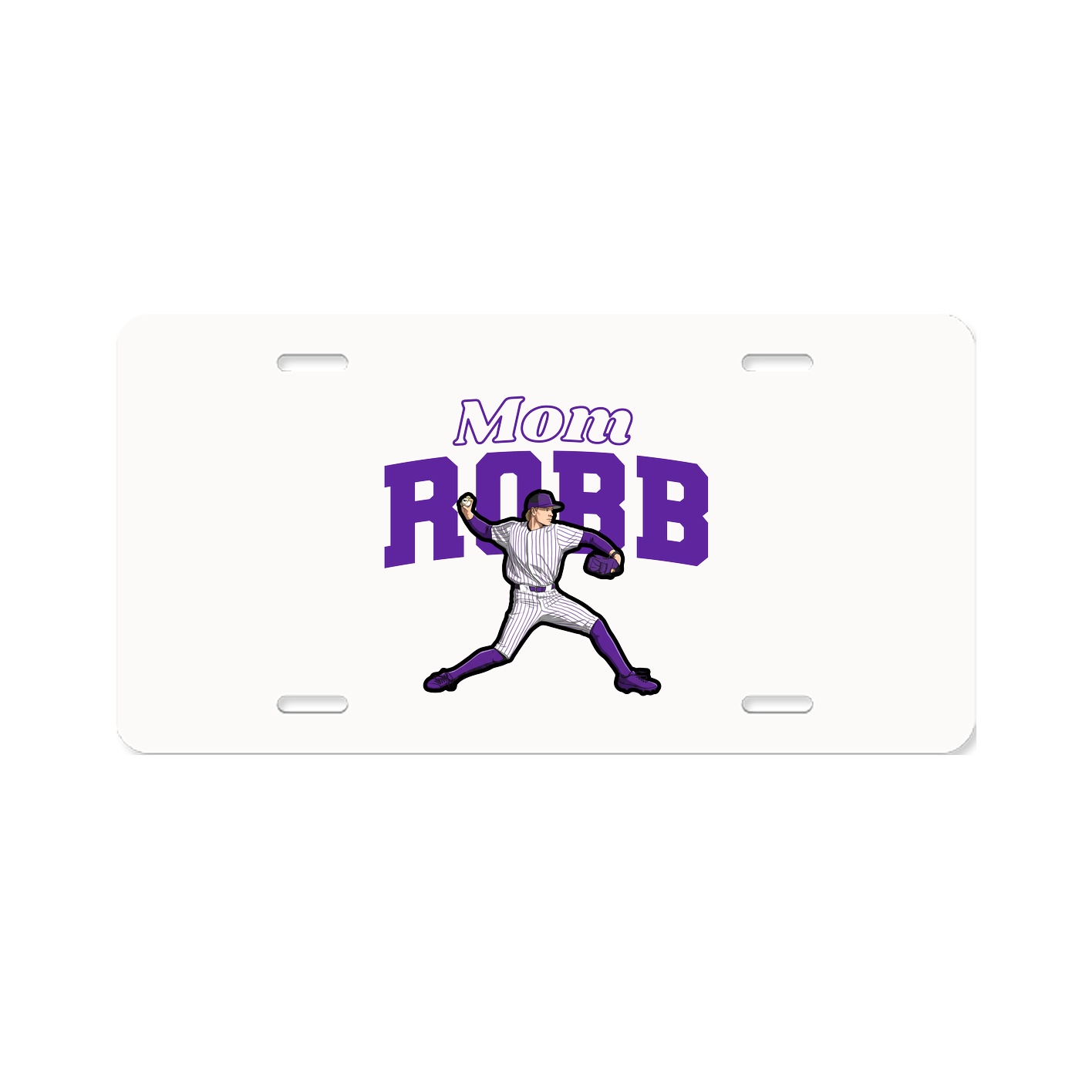 License Plate — Mothers Day Block in Classic
