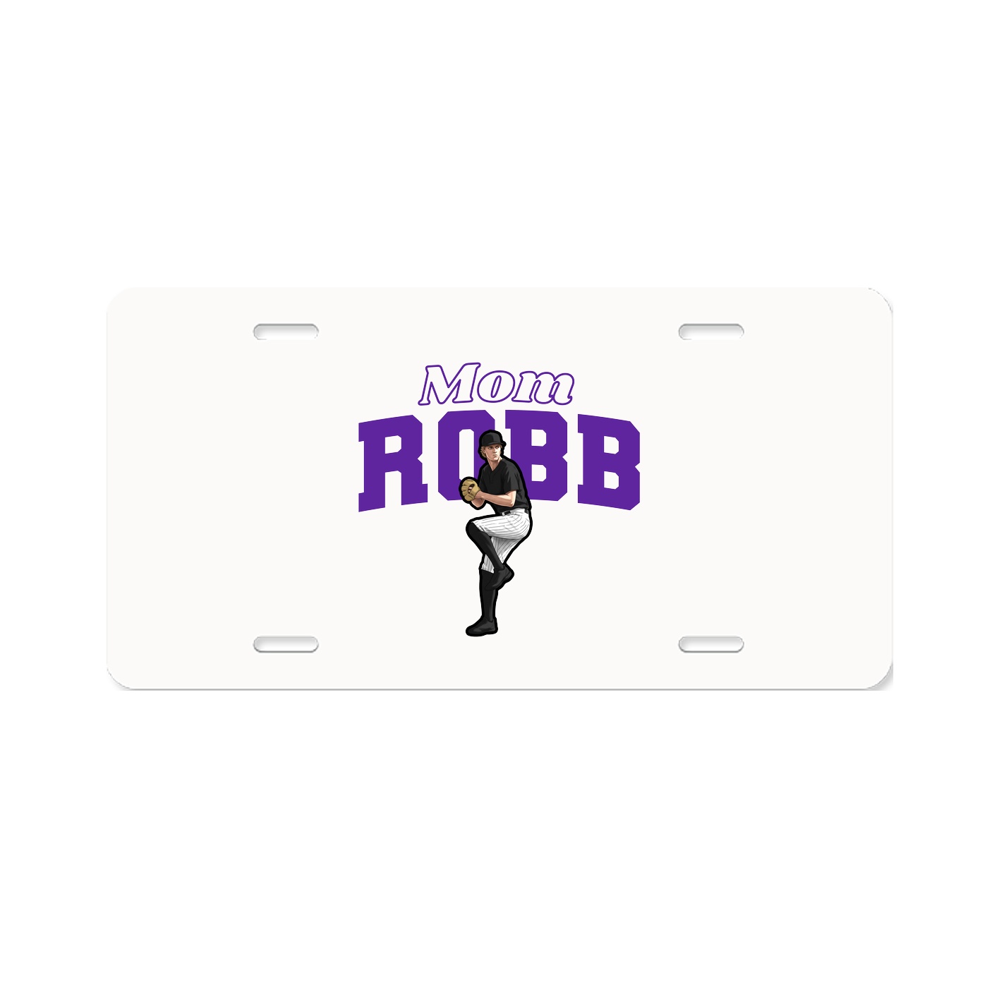 License Plate — Mothers Day Block in Classic
