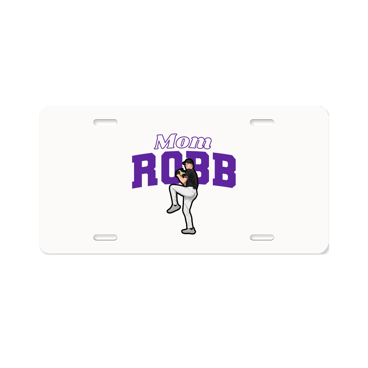 License Plate — Mothers Day Block in Classic