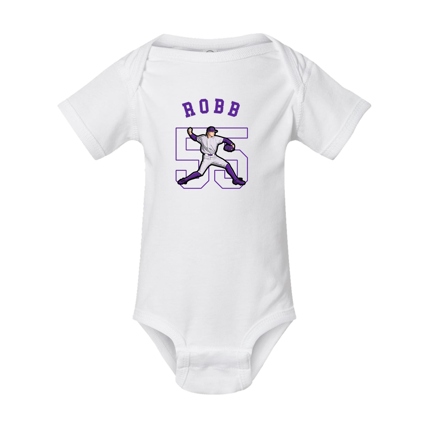 Baby Onesie — Shirsey Arch in White