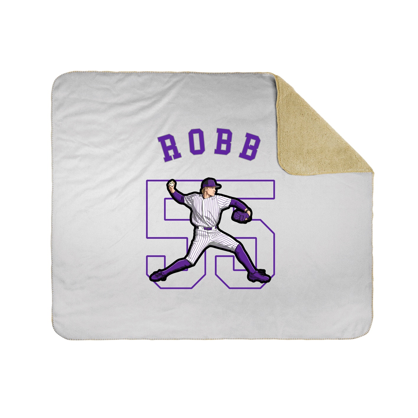 Throw Blanket — Shirsey Arch in White