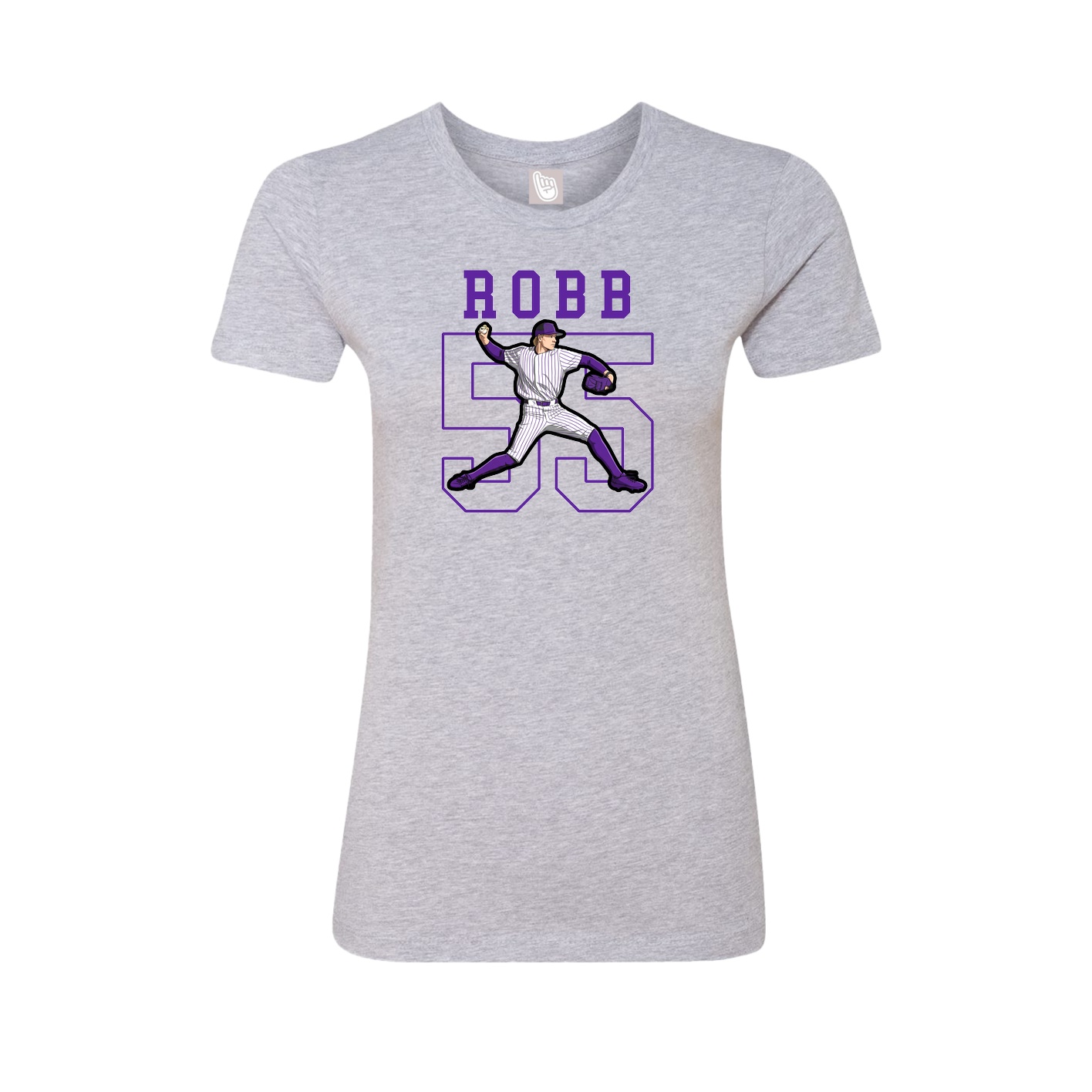 Fitted Women's Tee — Shirsey in Grey