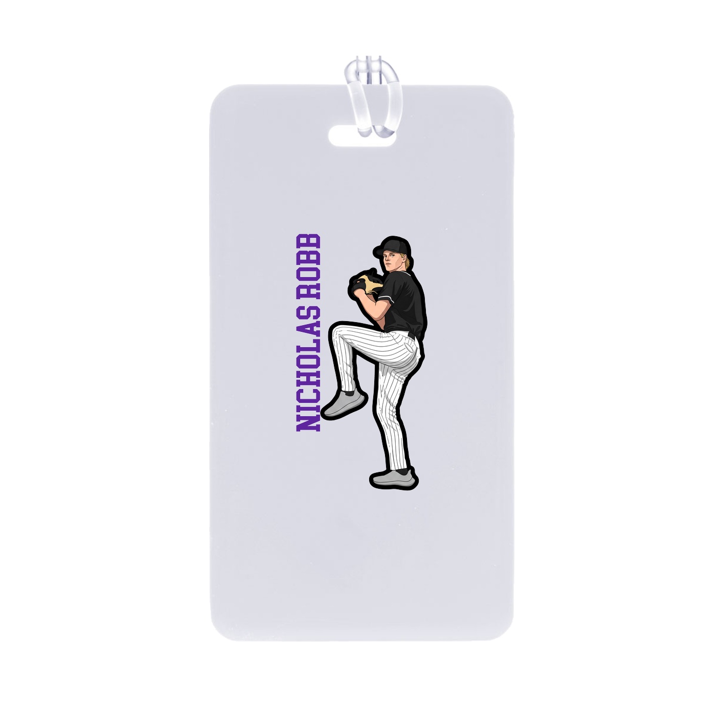 Bag Tag — Name Vertical in Classic
