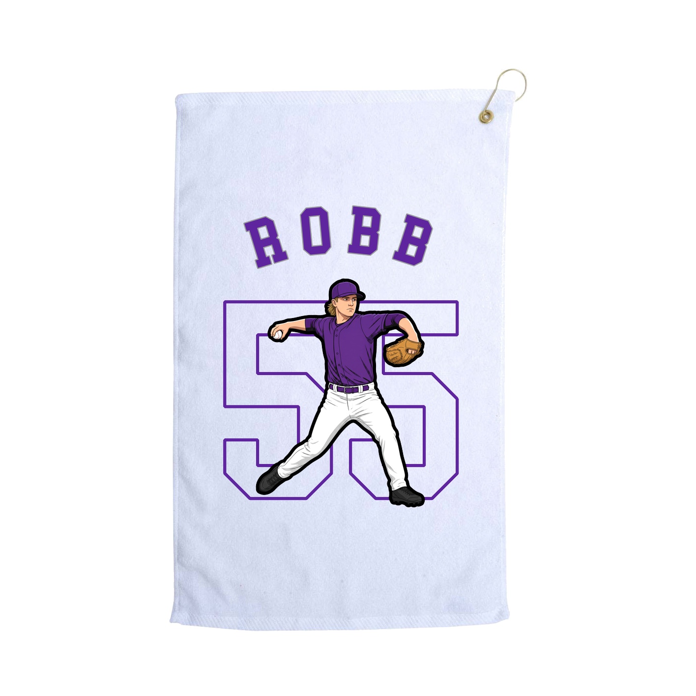 Golf Towel — Shirsey Arch in White