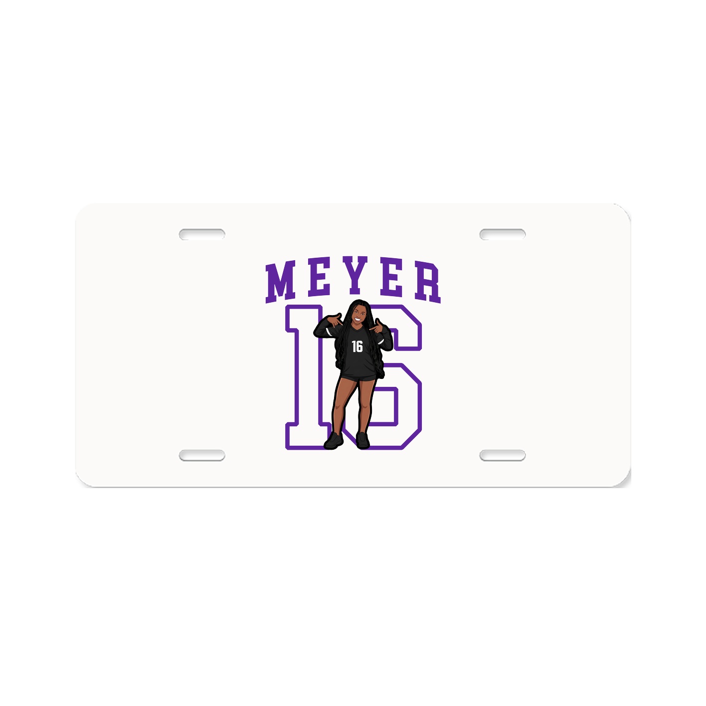 Aluminum License Plate