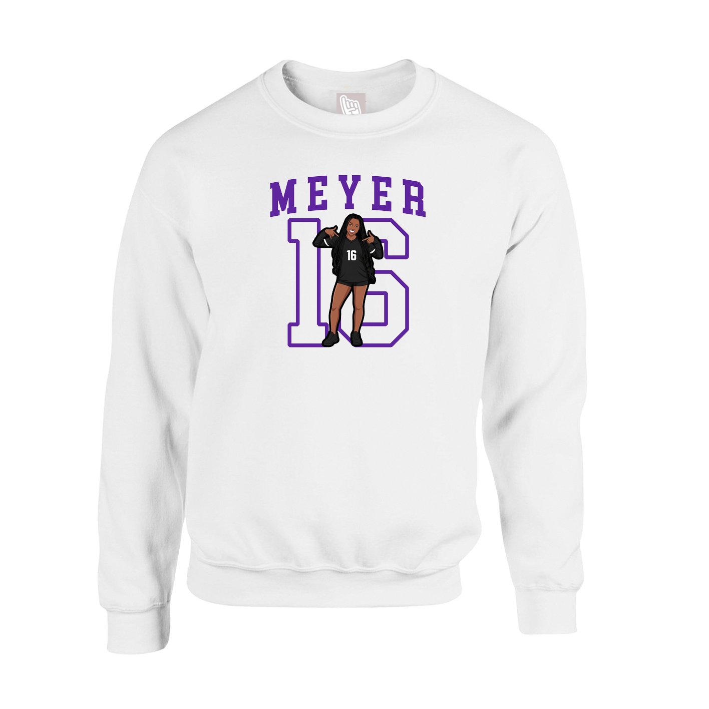 Fleece Crew — Shirsey in White