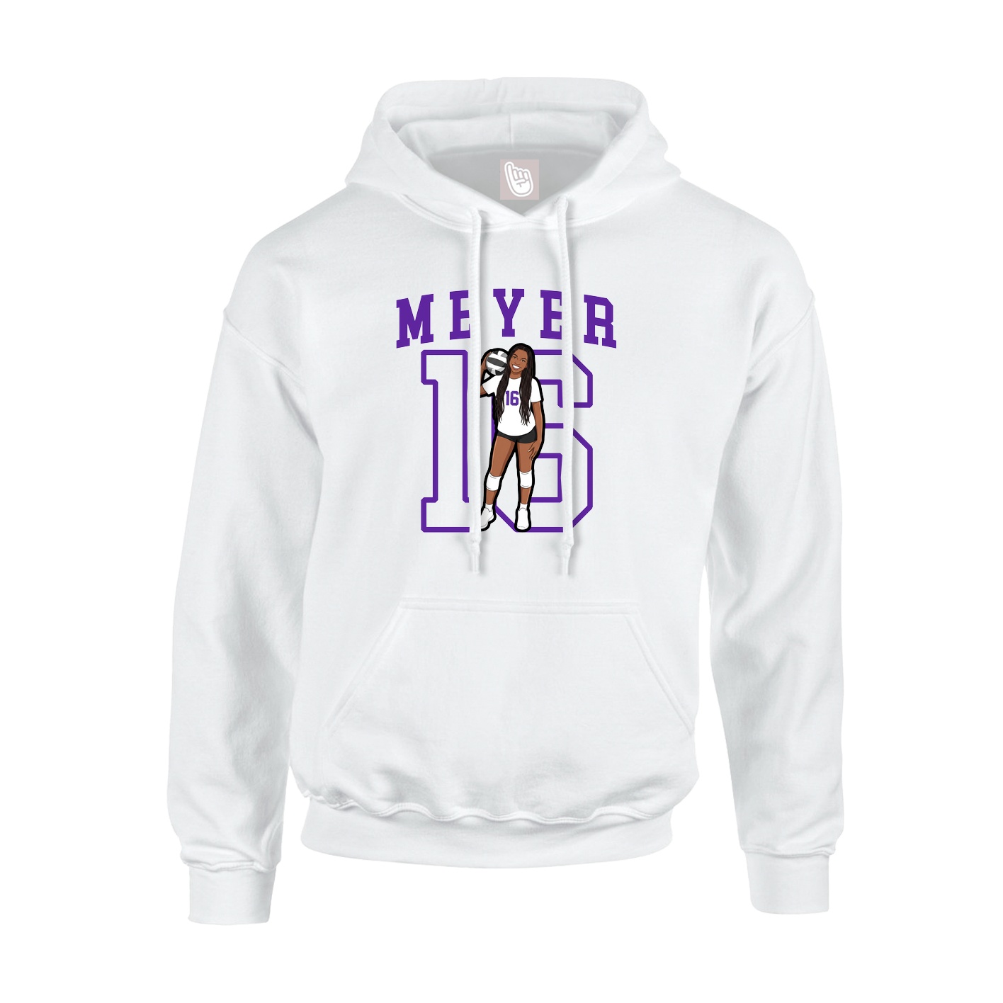 Youth Hoodie — Shirsey in White