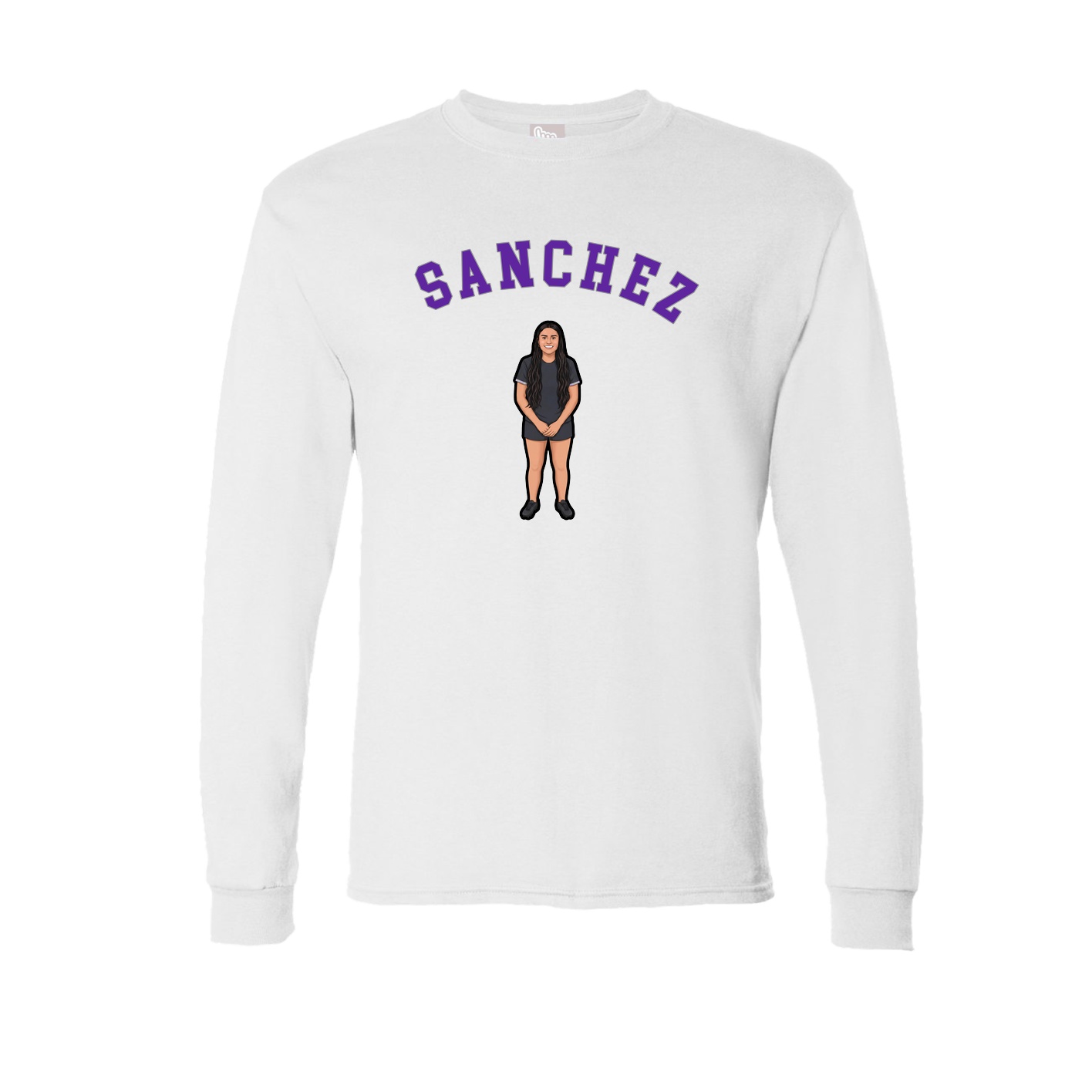 Long Sleeve Tee — Shirsey Arch in White