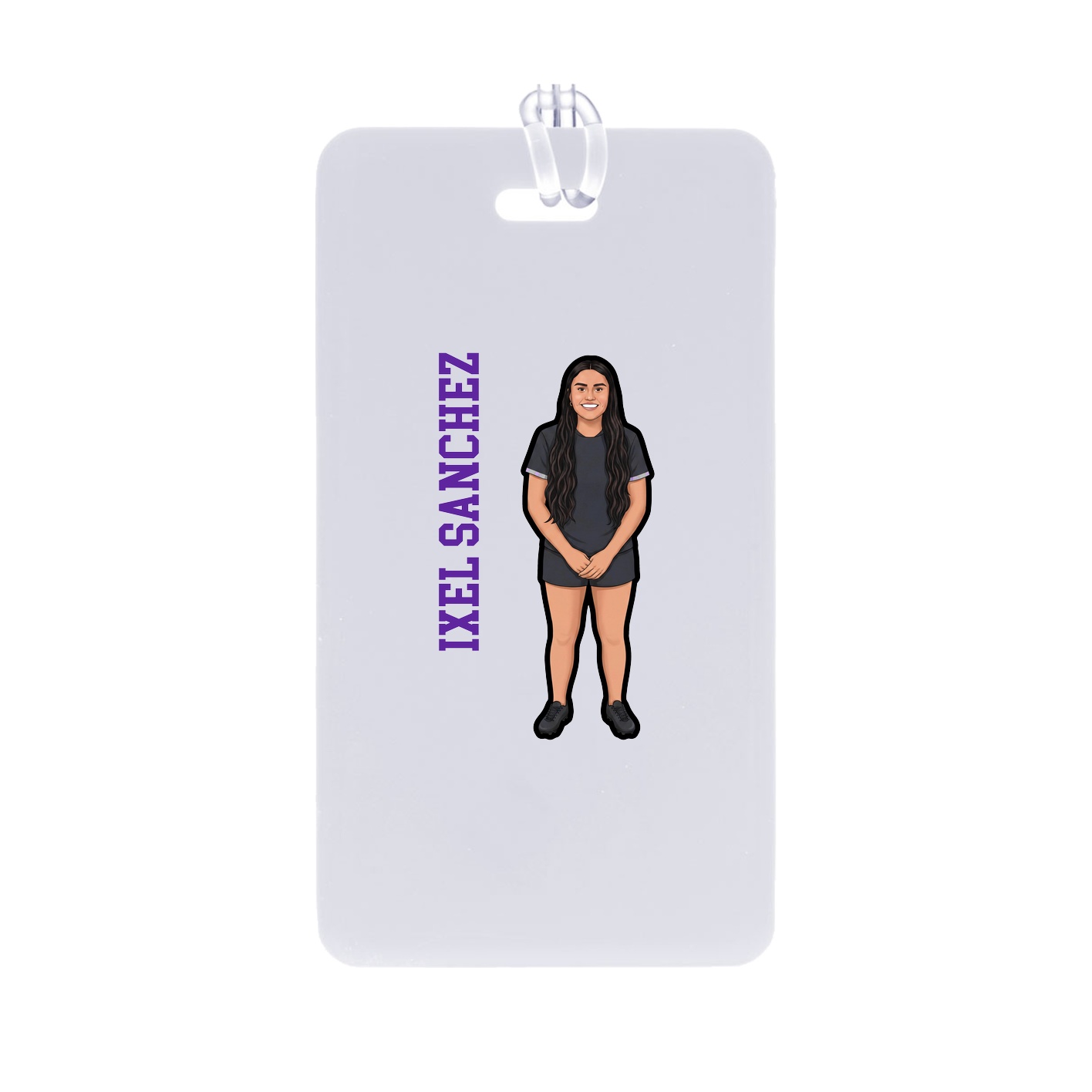 Bag Tag — Name Vertical in Classic
