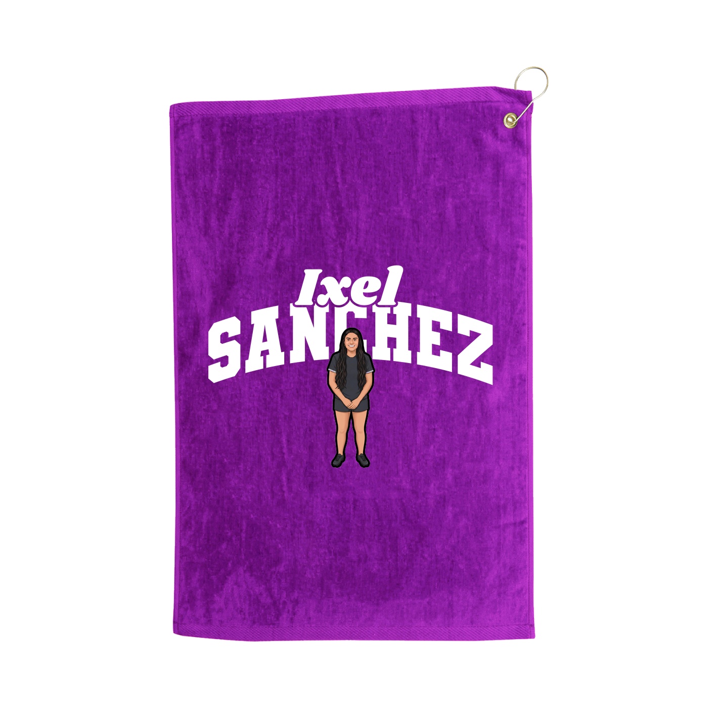 Golf Towel — Signature Arch in Purple