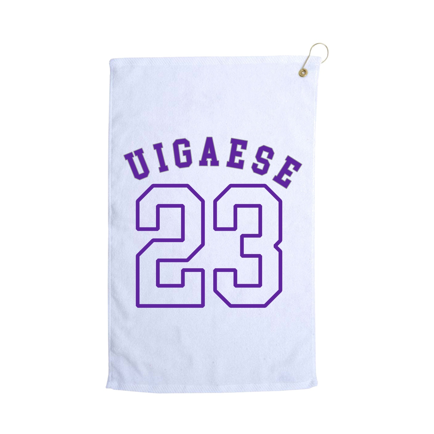 Golf Towel — Shirsey Arch in White
