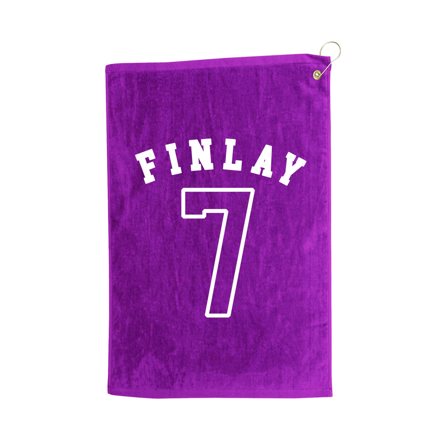 Golf Towel — Shirsey Arch in Purple