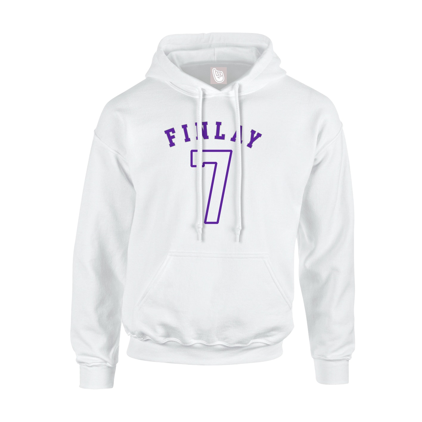 Hoodie — Shirsey Arch in White
