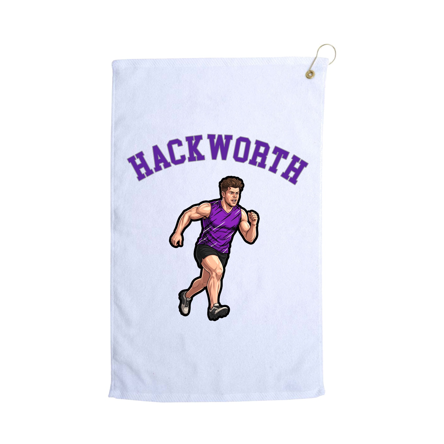 Golf Towel — Shirsey Arch in White