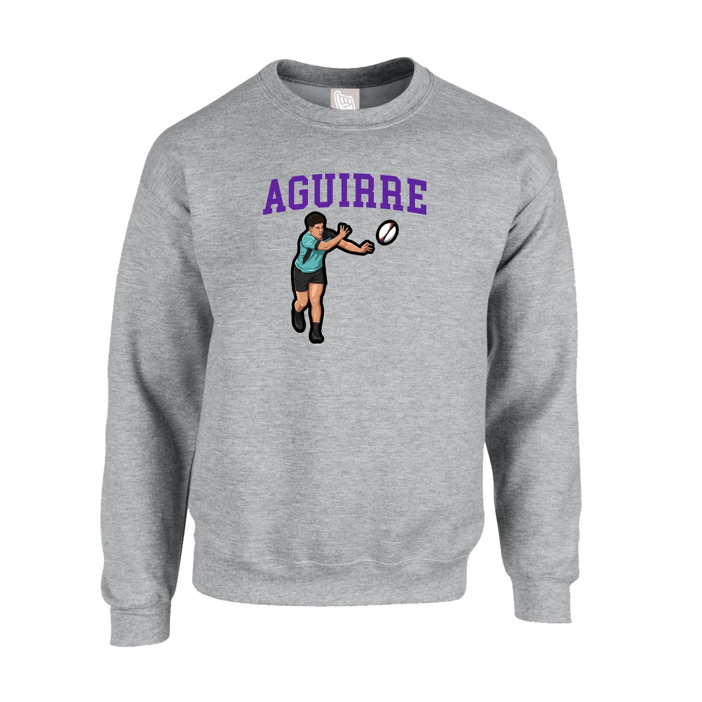 Fleece Crew — Shirsey in Grey