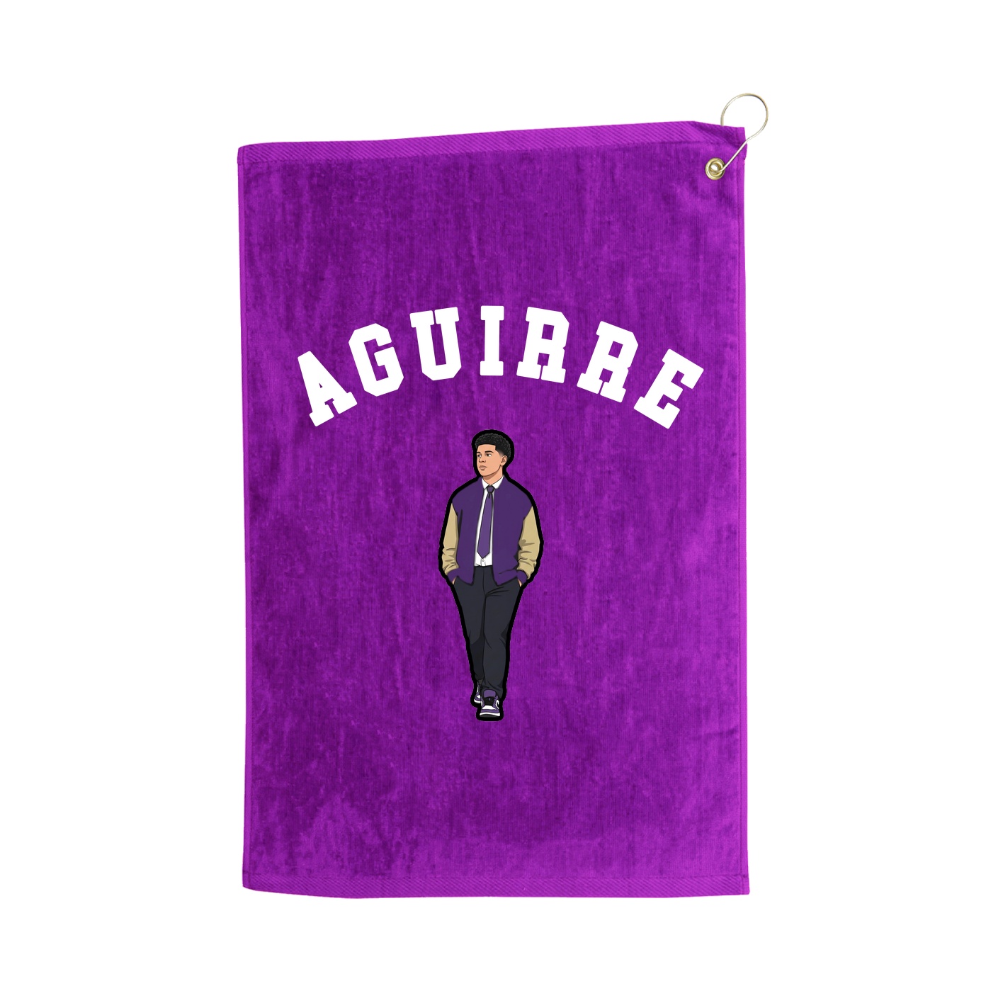 Golf Towel — Shirsey Arch in Purple