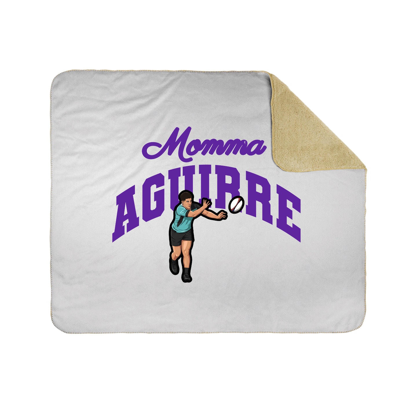 Throw Blanket — Mothers Day Arch in White