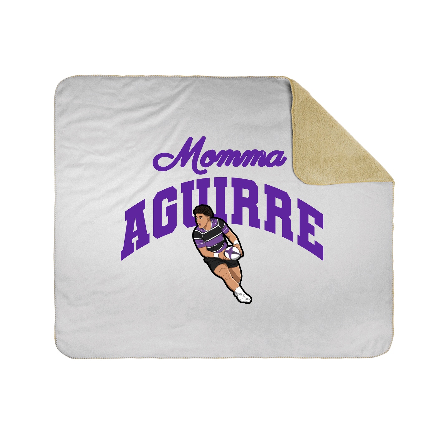 Throw Blanket — Mothers Day Arch in White