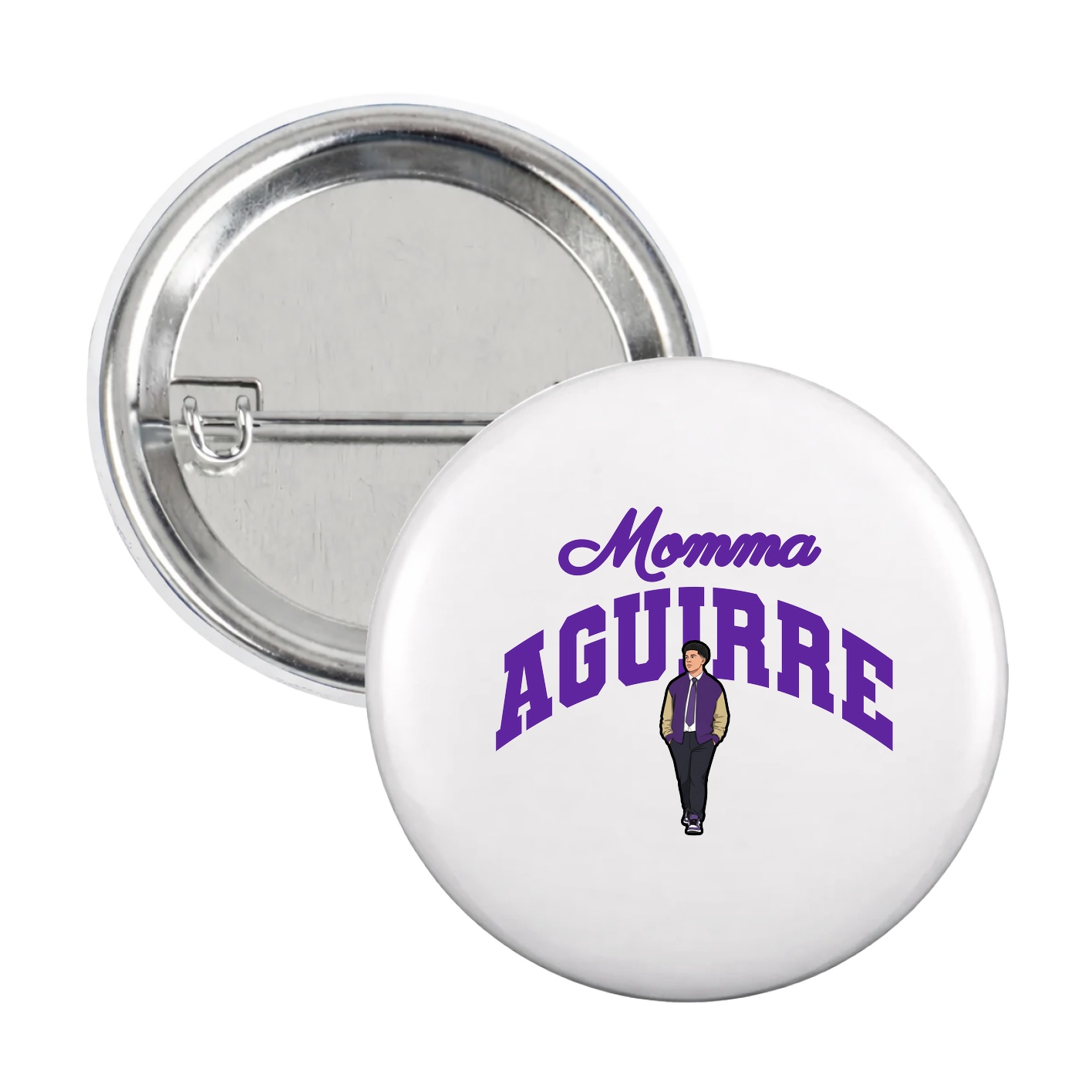 Game Day Button — Mothers Day Arch in White